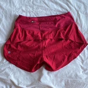 Womens Size 2 Lululemon 4” athletic Shorts